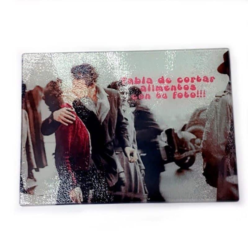 Tabla de cortar personalizada con fotos